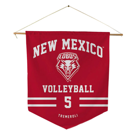 New Mexico - NCAA Women's Volleyball : Amanda Tremeroli - Pennant - 18" x 21"-0