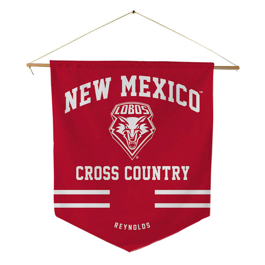 New Mexico - NCAA Men's Cross Country : Blake Reynolds - Pennant - 18" x 21"-0