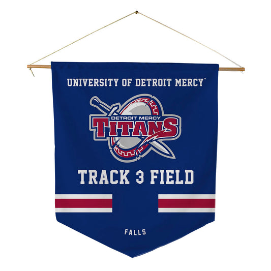 Detroit Mercy - NCAA Men's Track & Field : Kyle Falls - Pennant - 18" x 21"-0