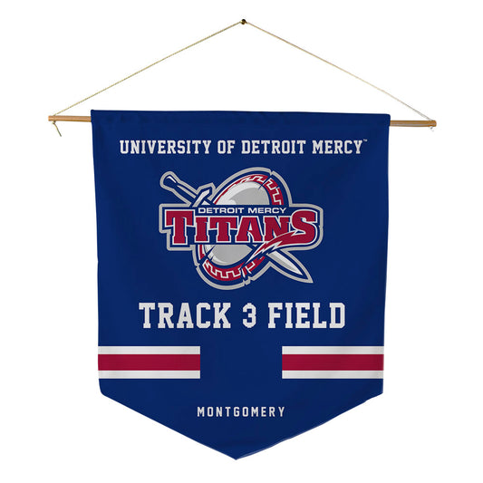 Detroit Mercy - NCAA Women's Track & Field : Madison Montgomery - Pennant - 18" x 21"-0