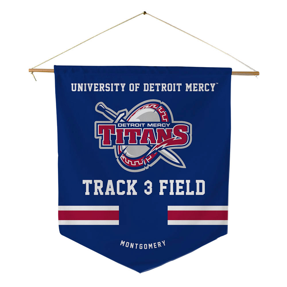 Detroit Mercy - NCAA Women's Track & Field : Madison Montgomery - Pennant - 18" x 21"-0