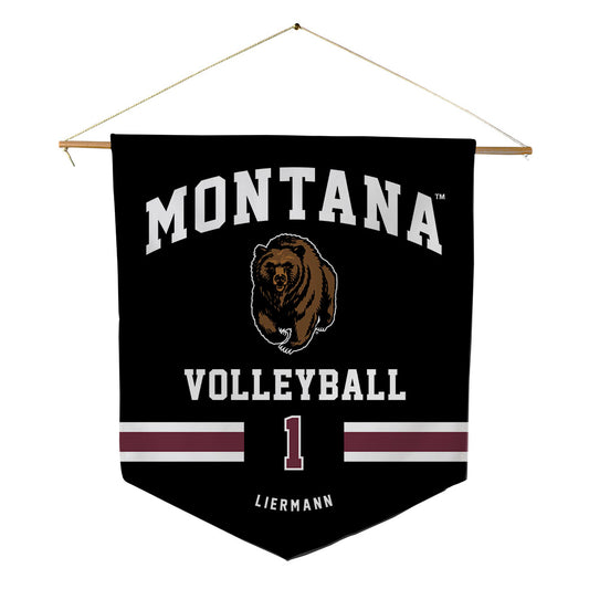 Montana - NCAA Women's Volleyball : Olivia Liermann - Pennant - 18" x 21"-0