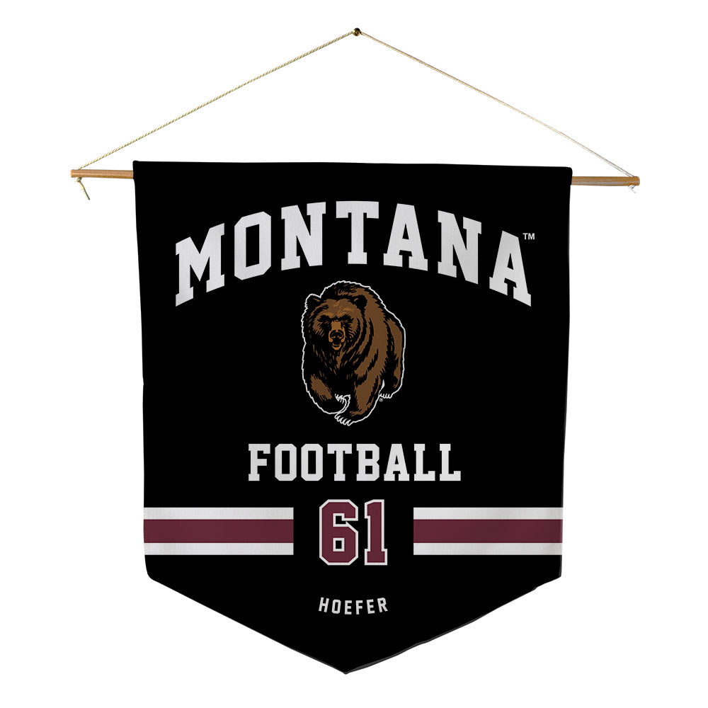 Montana - NCAA Football : Lincoln Hoefer - Pennant - 18" x 21"-0