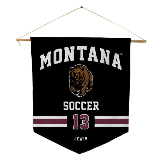 Montana - NCAA Women's Soccer : Elli Lewis - Pennant - 18" x 21"-0