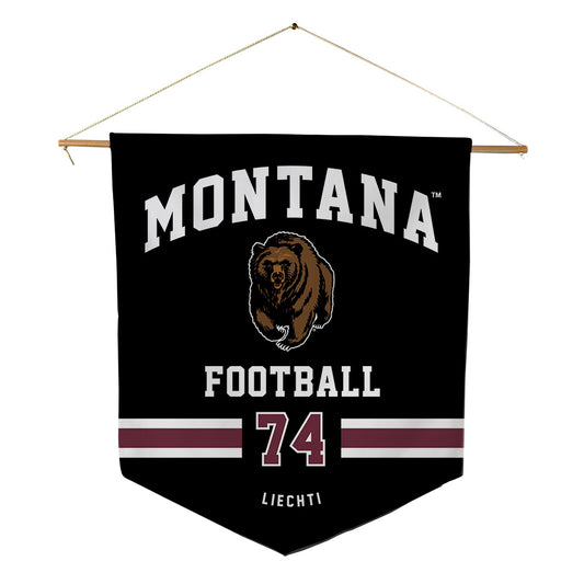 Montana - NCAA Football : Owen Liechti - Pennant - 18" x 21"-0