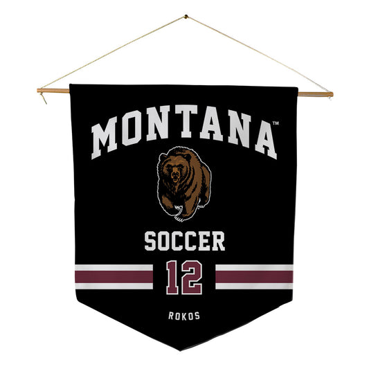 Montana - NCAA Women's Soccer : Lucie Rokos - Pennant - 18" x 21"-0