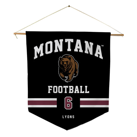 Montana - NCAA Football : Legend Lyons - Pennant - 18" x 21"-0
