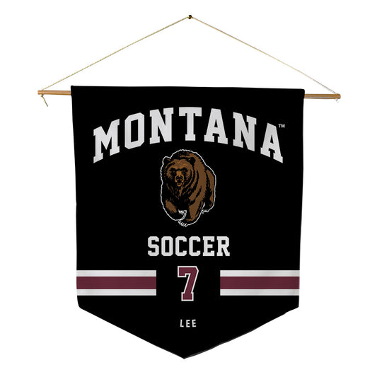 Montana - NCAA Women's Soccer : Lane Lee - Pennant - 18" x 21"-0