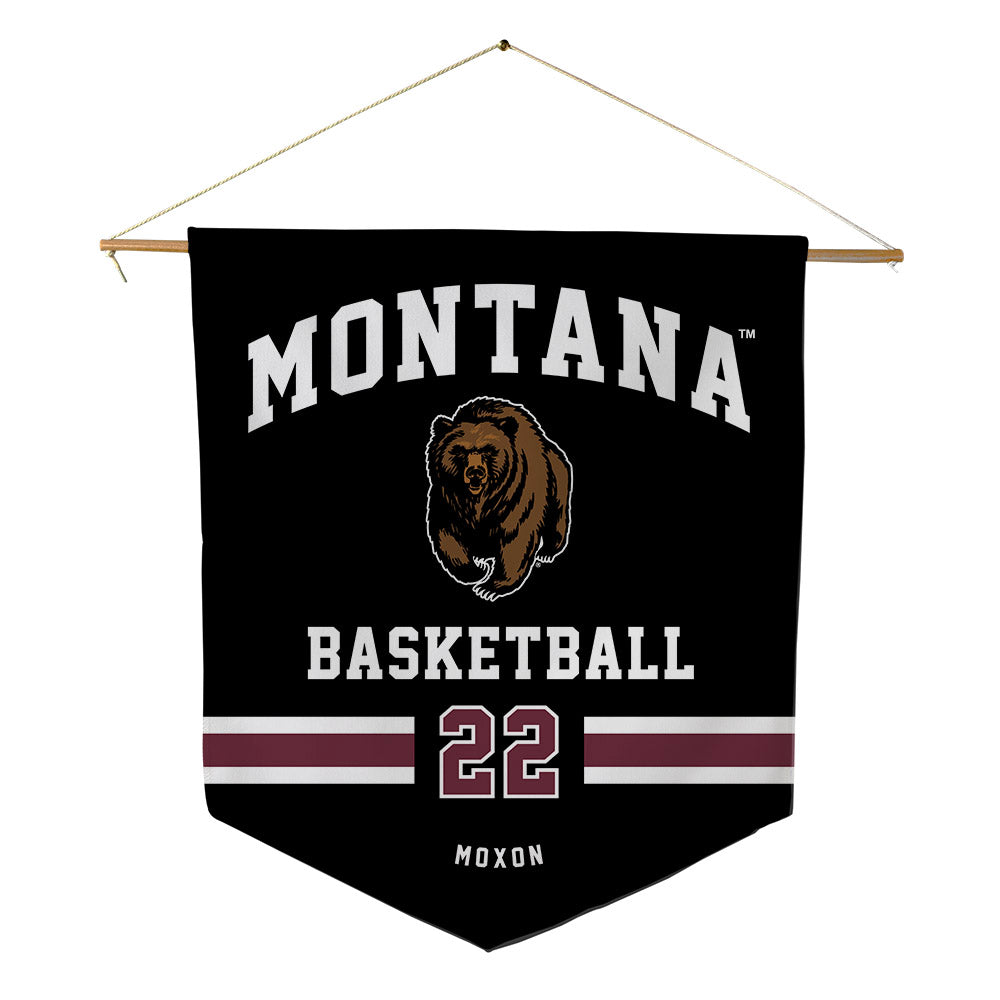 Montana - NCAA Men's Basketball : Luke Moxon - Pennant - 18" x 21"-0
