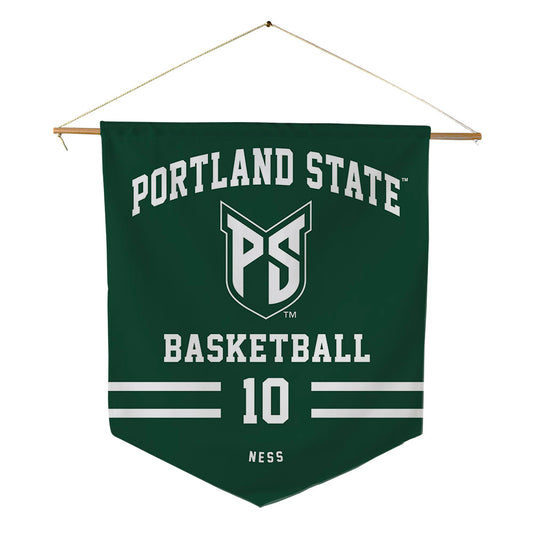 Portland State - NCAA Men's Basketball : Colt Ness - Pennant - 18" x 21"-0