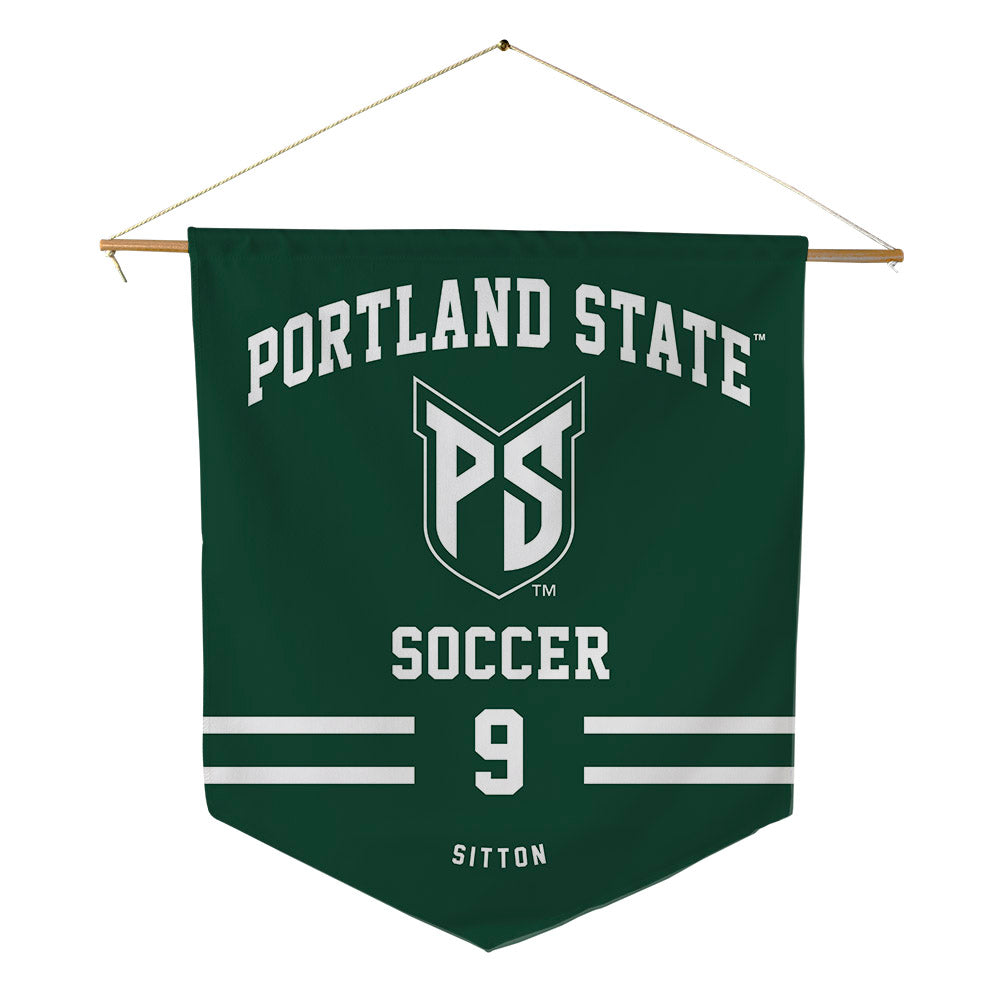 Portland State - NCAA Women's Soccer : Amelia Sitton - Pennant - 18" x 21"-0