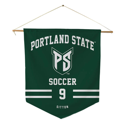Portland State - NCAA Women's Soccer : Amelia Sitton - Pennant - 18" x 21"-0