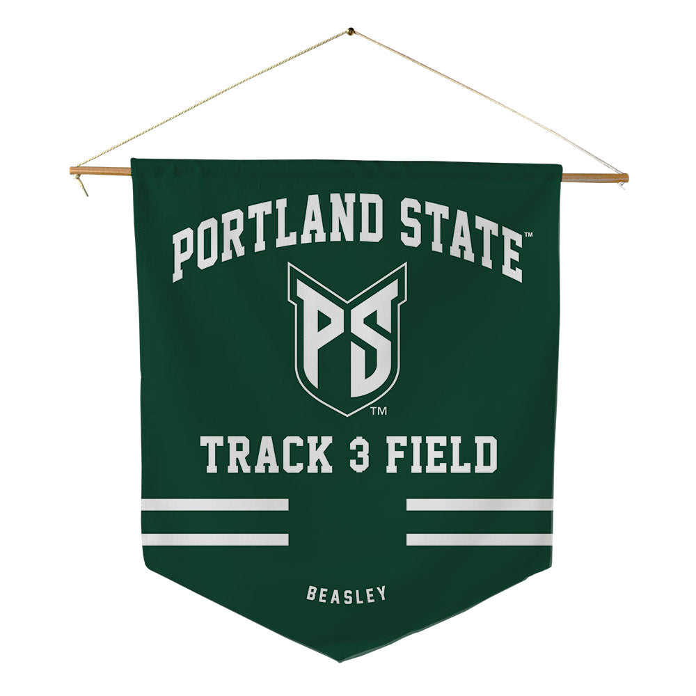 Portland State - NCAA Women's Track & Field : Savannah Beasley - Pennant - 18" x 21"-0