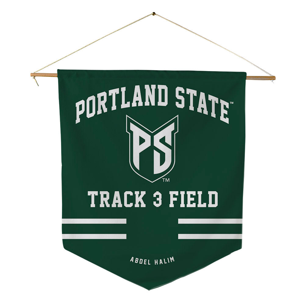 Portland State - NCAA Men's Track & Field : Norhan Abdel Halim - Pennant - 18" x 21"-0