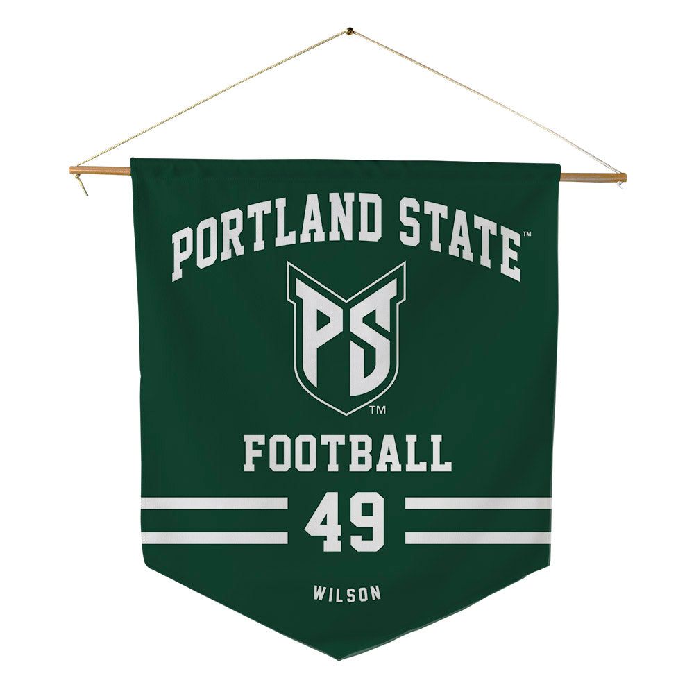 Portland State - NCAA Football : Cole Wilson - Pennant - 18" x 21"-0