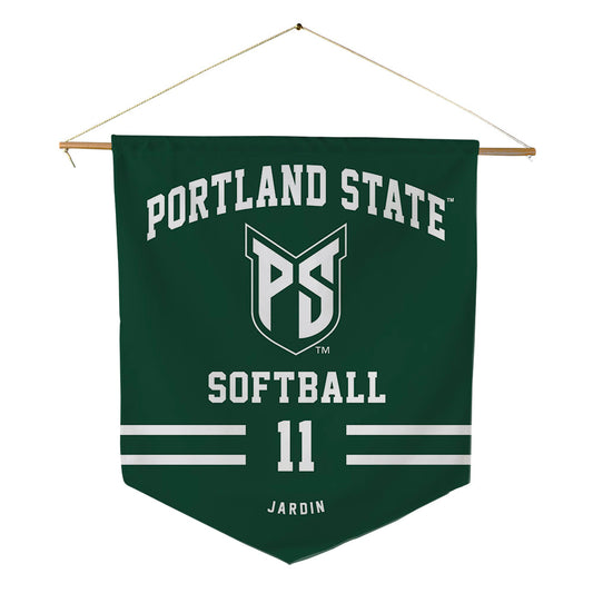 Portland State - NCAA Softball : Anna Jardin - Pennant - 18" x 21"-0
