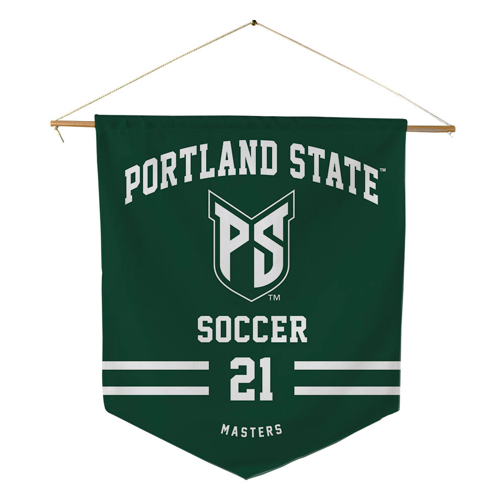 Portland State - NCAA Women's Soccer : Claire Masters - Pennant - 18" x 21"-0