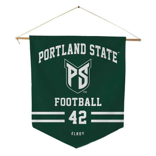 Portland State - NCAA Football : Caine Elroy - Pennant - 18" x 21"-0