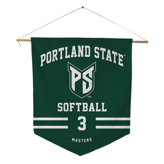 Portland State - NCAA Softball : Claire Masters - Pennant - 18" x 21"-0