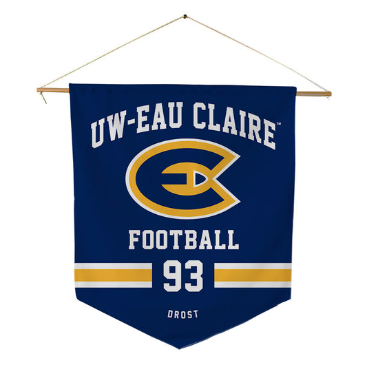 UW Eau Claire - NCAA Football : aidan drost - Pennant - 18" x 21"-0