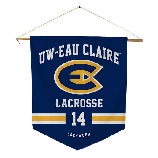 UW Eau Claire - NCAA Women's Lacrosse : Olivia Lockwood - Pennant - 18" x 21"-0