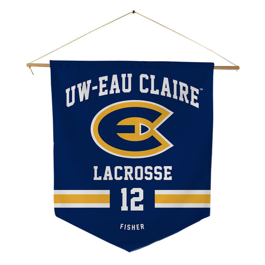UW Eau Claire - NCAA Women's Lacrosse : Ellie Fisher - Pennant - 18" x 21"-0