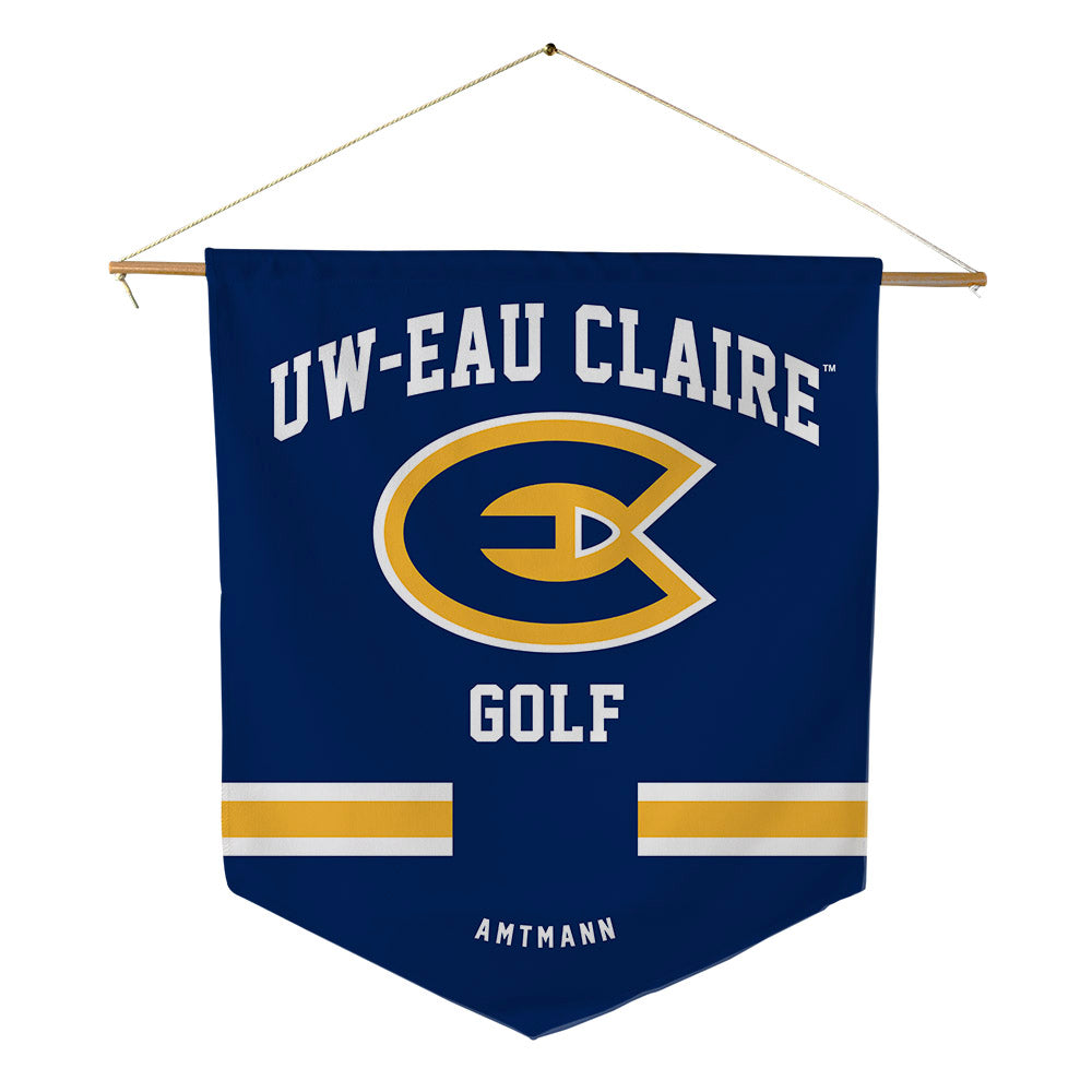 UW Eau Claire - NCAA Men's Golf : Nick Amtmann - Pennant - 18" x 21"-0