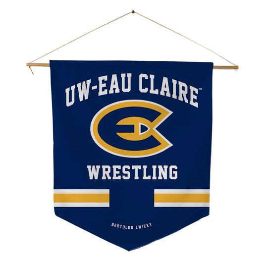 UW Eau Claire - NCAA Wrestling : Tiago Bertoldo Zwicky - Pennant - 18" x 21"-0