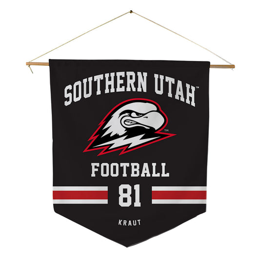 Southern Utah - NCAA Football : Anson Kraut - Pennant - 18" x 21"-0