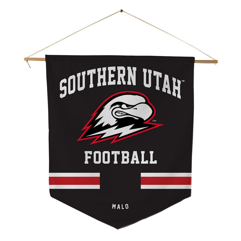 Southern Utah - NCAA Football : Tim Malo - Pennant - 18" x 21"-0