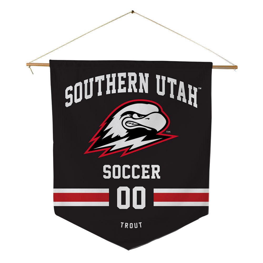 Southern Utah - NCAA Women's Soccer : Tatum Trout - Pennant - 18" x 21"-0
