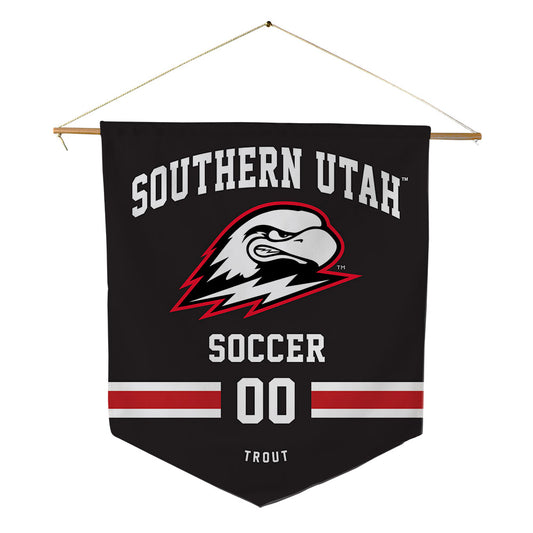 Southern Utah - NCAA Women's Soccer : Tatum Trout - Pennant - 18" x 21"-0