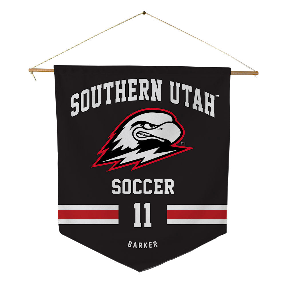 Southern Utah - NCAA Women's Soccer : Keira Barker - Pennant - 18" x 21"-0