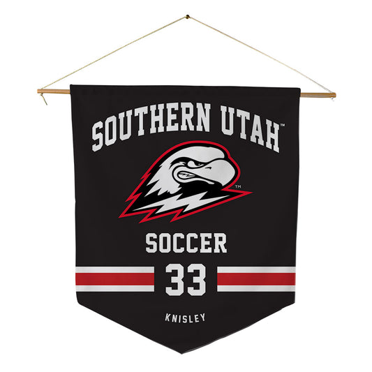 Southern Utah - NCAA Women's Soccer : Phoebe Knisley - Pennant - 18" x 21"-0