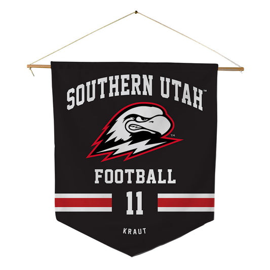 Southern Utah - NCAA Football : Anson Kraut - Pennant - 18" x 21"-0