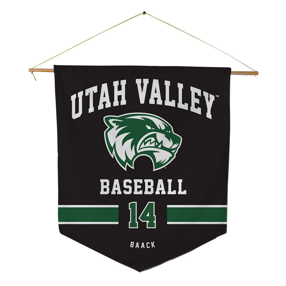 Utah Valley - NCAA Baseball : Cohen Baack - Pennant - 18" x 21"-0