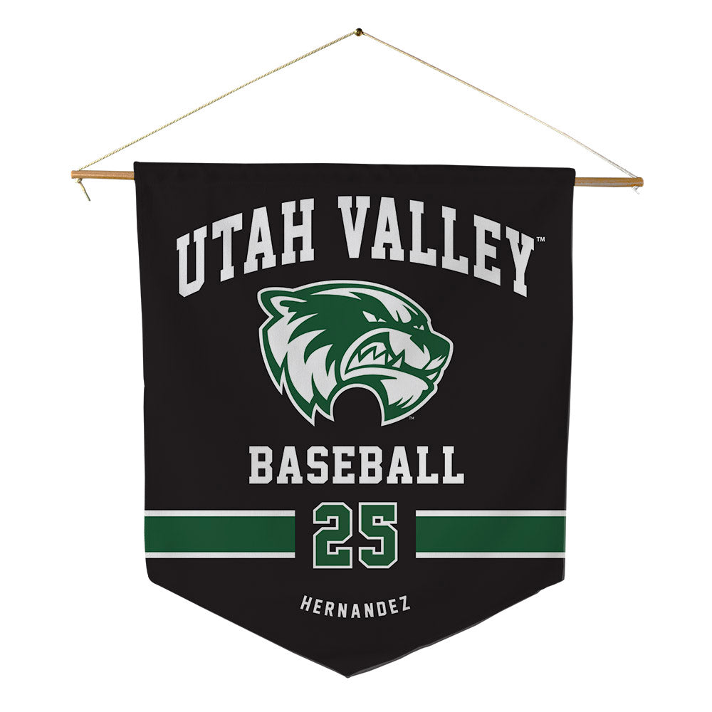 Utah Valley - NCAA Baseball : Ray Hernandez - Pennant - 18" x 21"-0