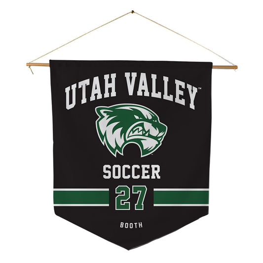 Utah Valley - NCAA Women's Soccer : Kate Booth - Pennant - 18" x 21"-0