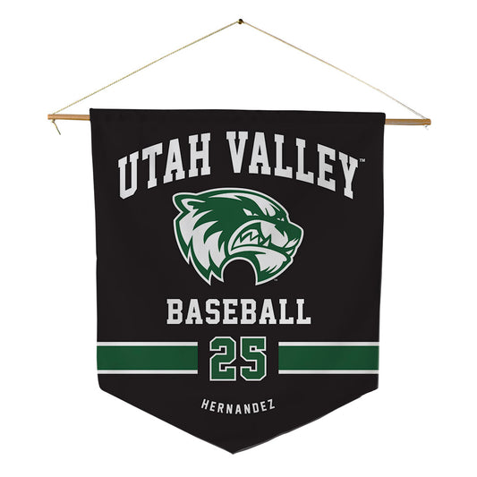 Utah Valley - NCAA Baseball : Ray Hernandez - Pennant - 18" x 21"-0