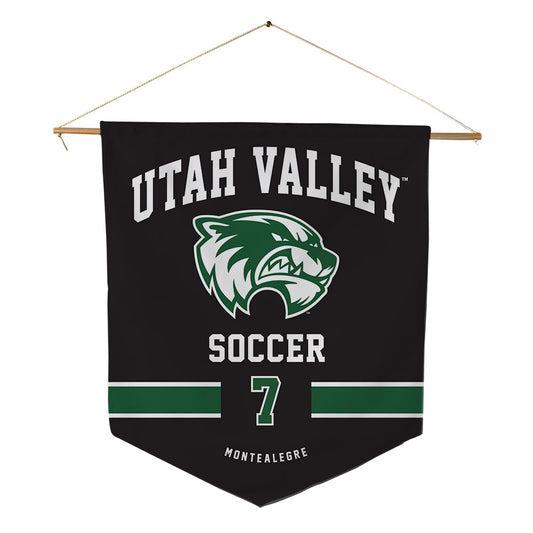 Utah Valley - NCAA Men's Soccer : Jose Luis Martin Montealegre - Pennant - 18" x 21"-0