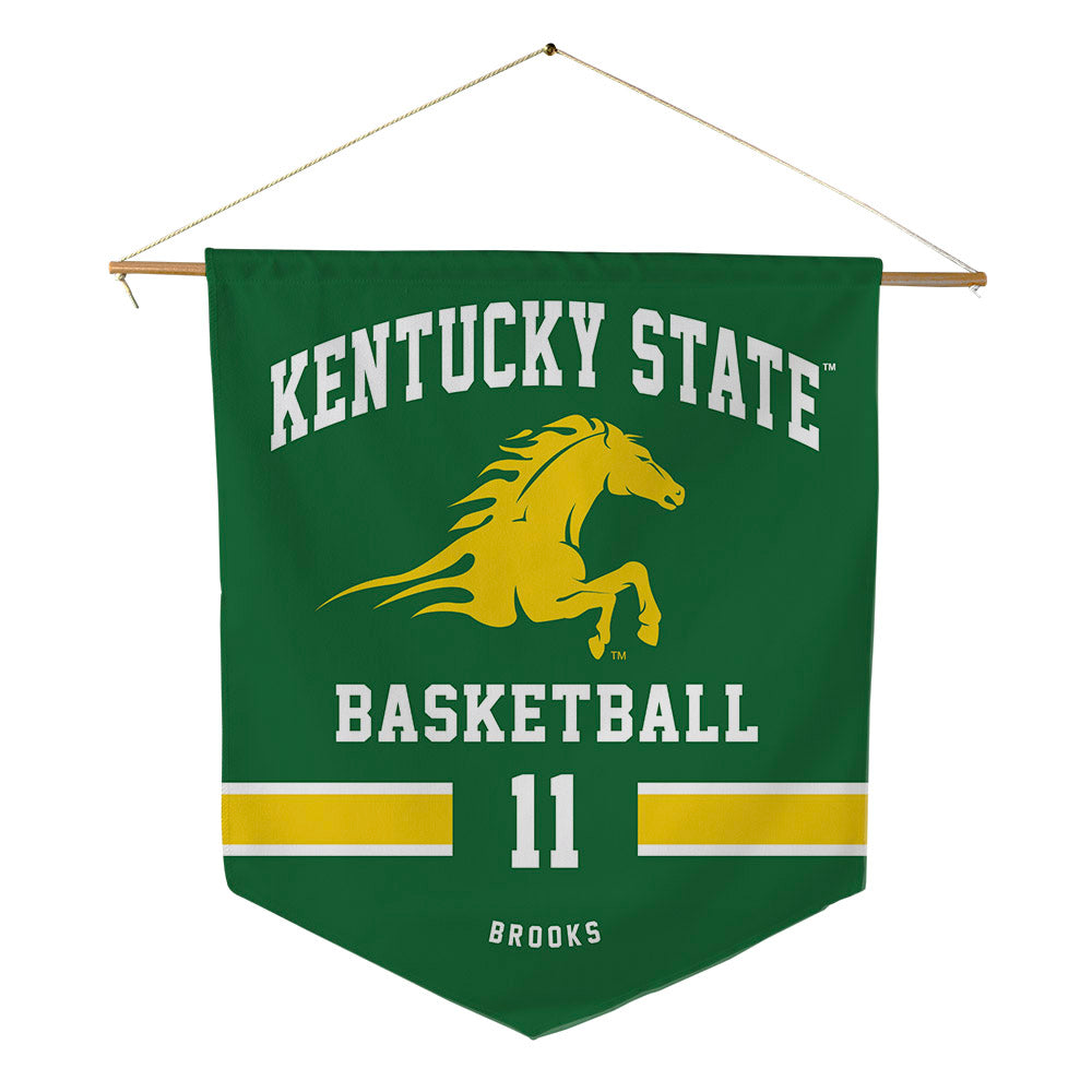 KYSU - NCAA Men's Basketball : Tyson Brooks - Pennant - 18" x 21"-0