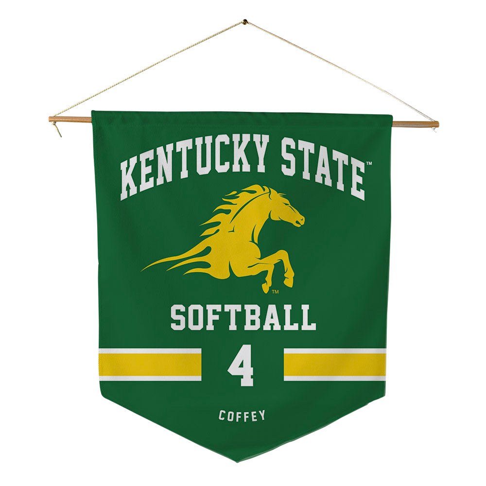 KYSU - NCAA Softball : Makayla Coffey - Pennant - 18" x 21"-0