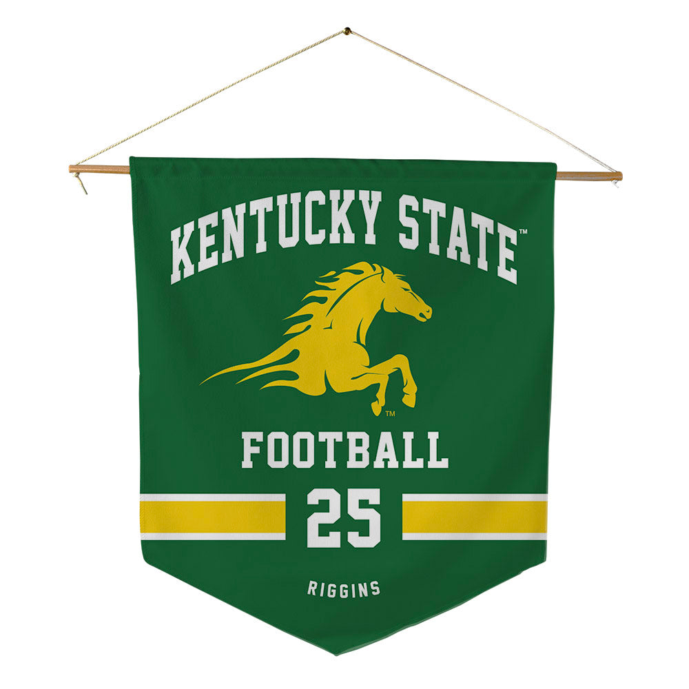 KYSU - NCAA Football : Malikh Riggins - Pennant - 18" x 21"-0