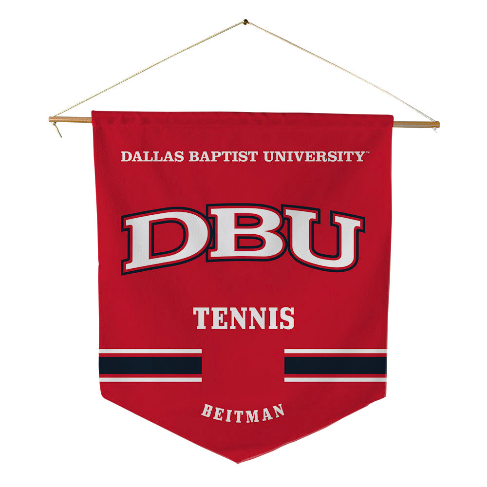 Dallas Baptist - NCAA Men's Tennis : Arturo Beitman - Pennant - 18" x 21"-0