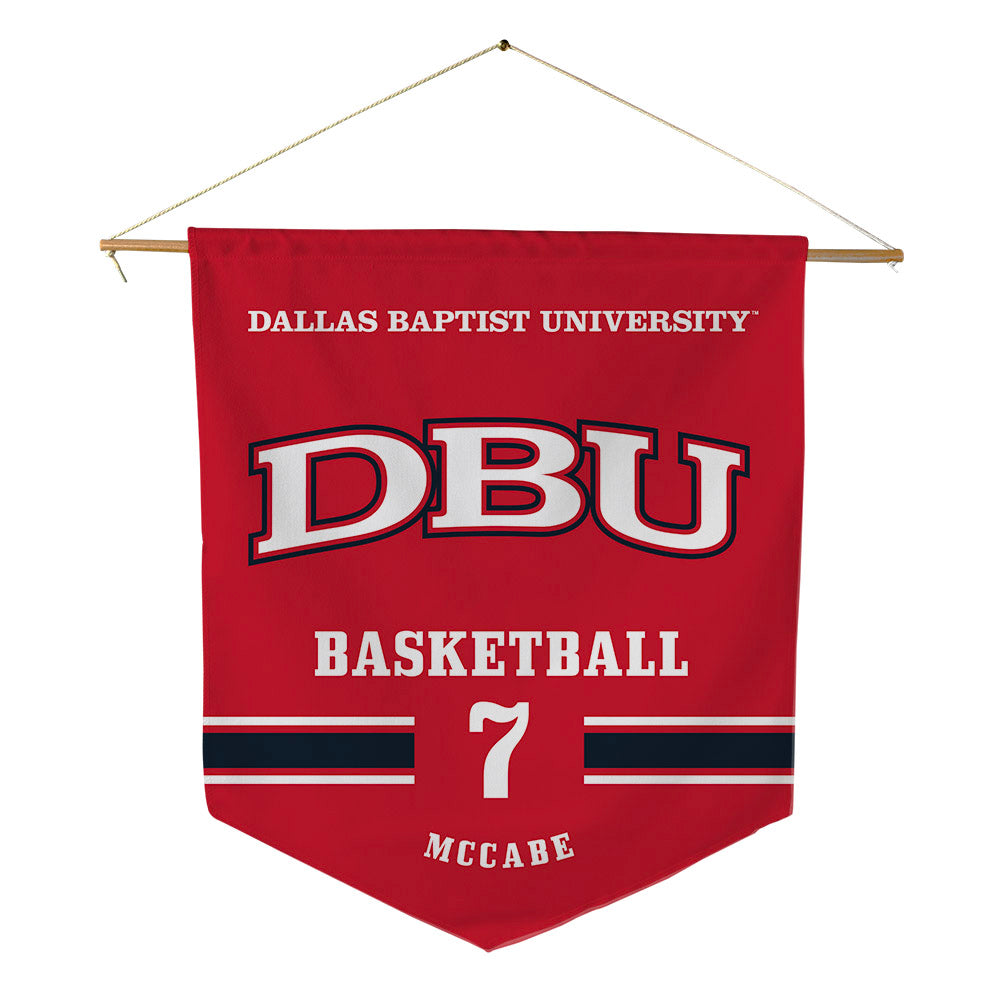 Dallas Baptist - NCAA Men's Basketball : Jackson McCabe - Pennant - 18" x 21"-0