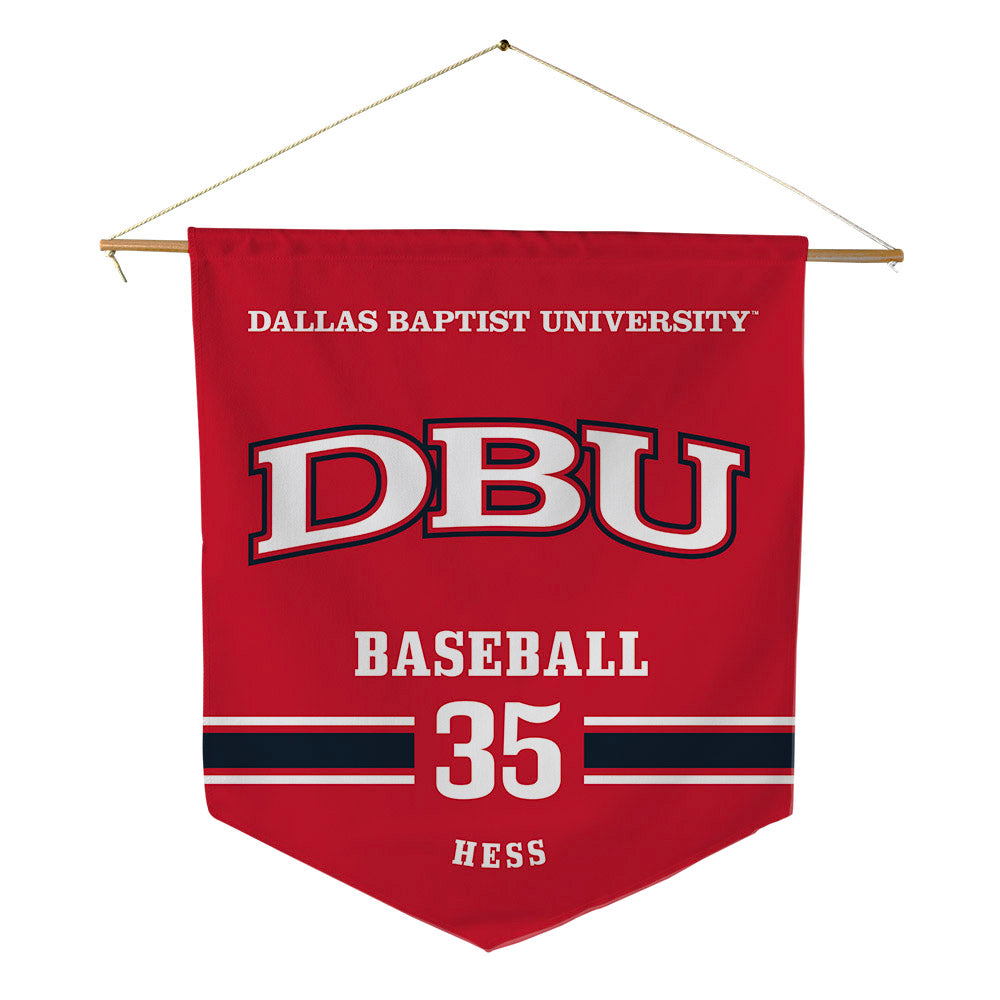 Dallas Baptist - NCAA Baseball : Tate Hess - Pennant - 18" x 21"-0
