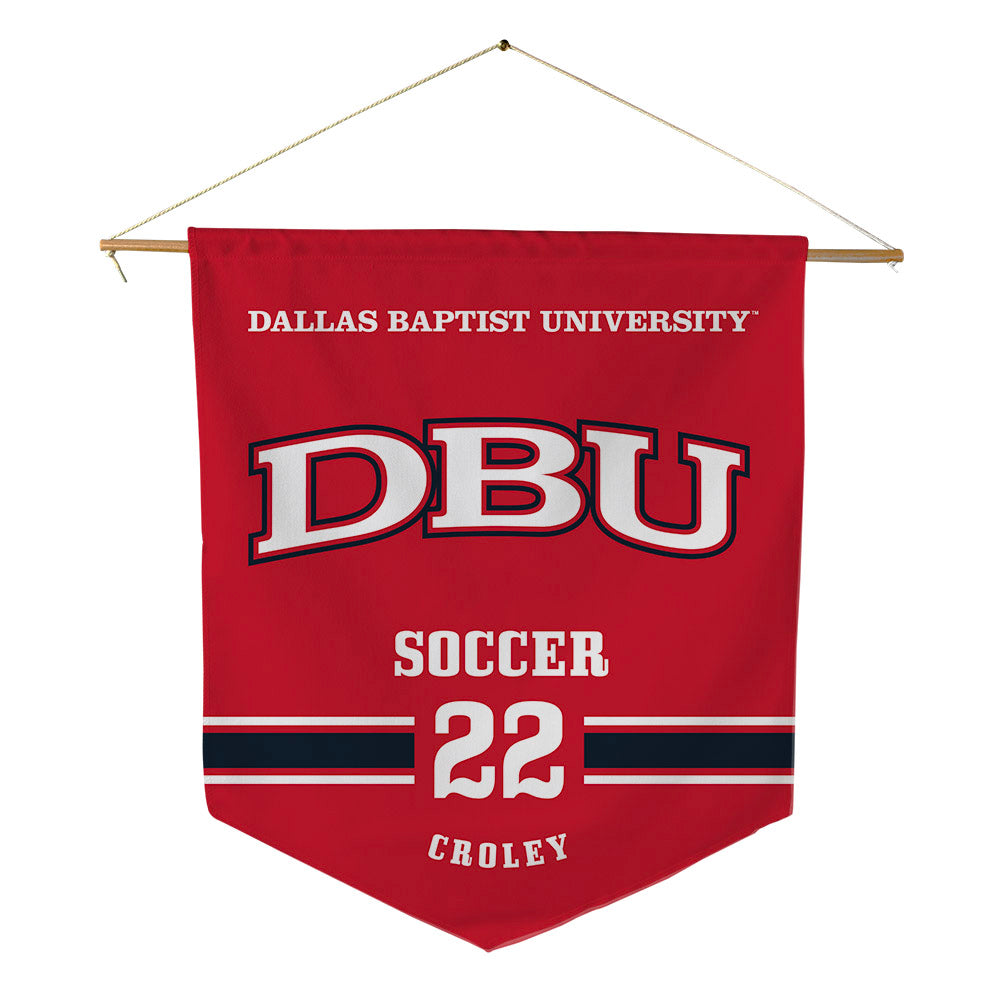 Dallas Baptist - NCAA Women's Soccer : Emma Croley - Pennant - 18" x 21"-0