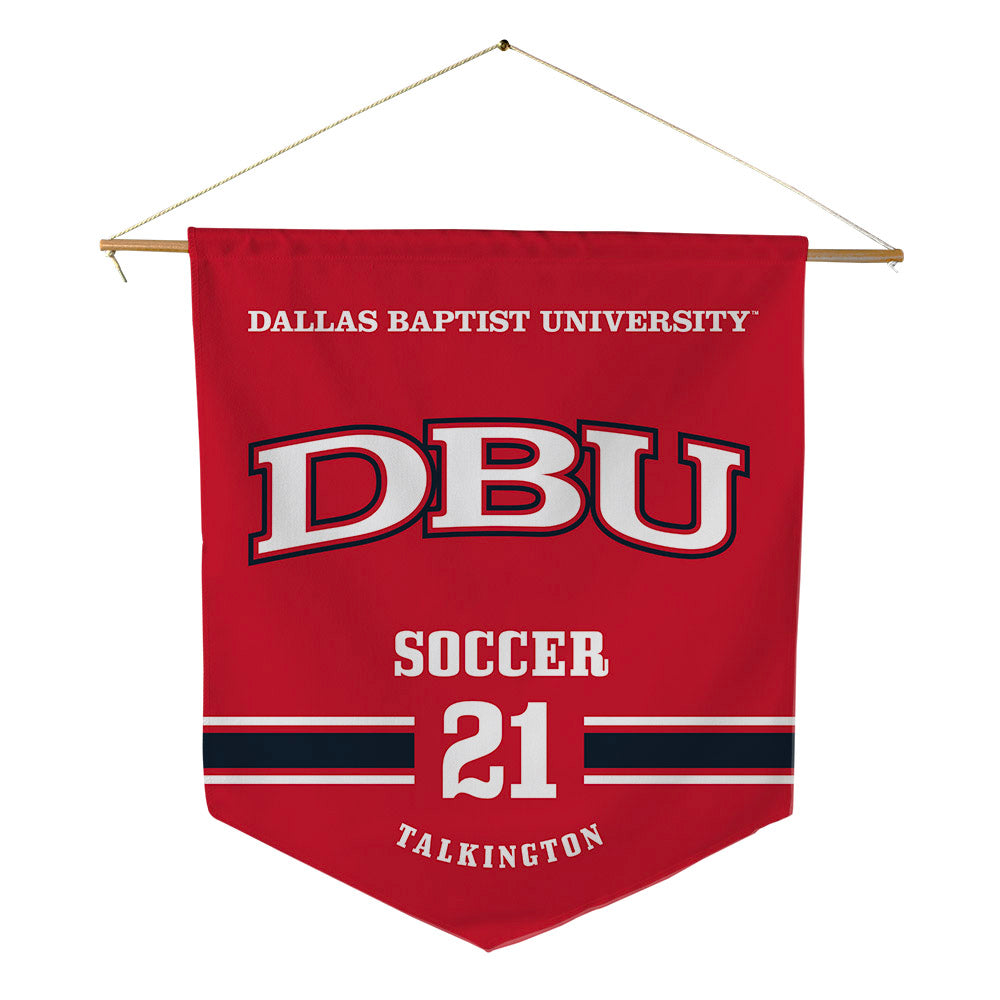 Dallas Baptist - NCAA Women's Soccer : Madeline Talkington - Pennant - 18" x 21"-0