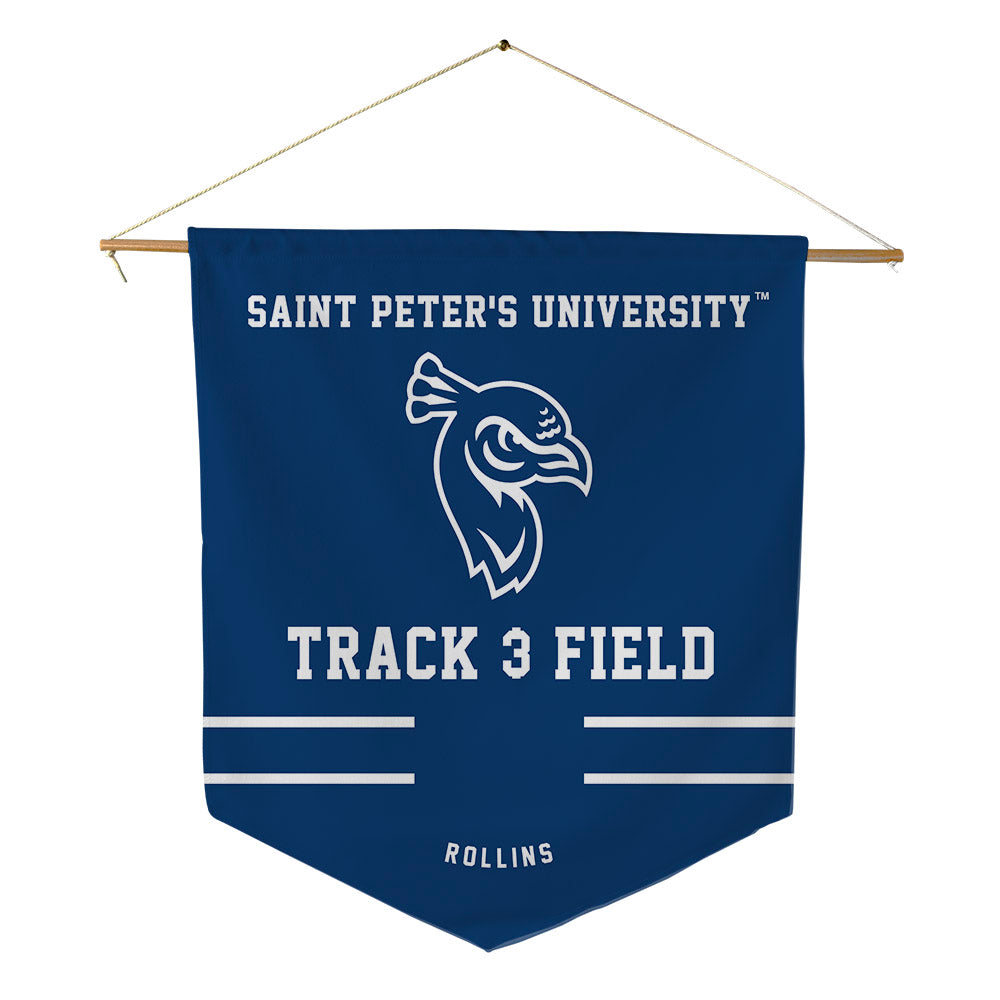 Saint Peter's - NCAA Women's Track & Field : Adriana Rollins - Pennant - 18" x 21"-0