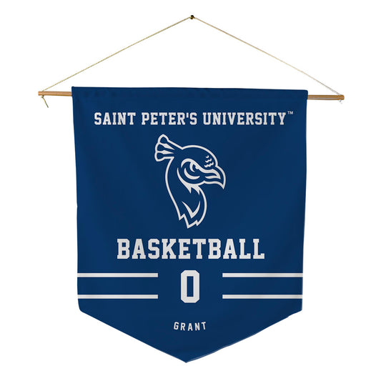 Saint Peter's - NCAA Women's Basketball : Laila Grant - Pennant - 18" x 21"-0